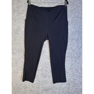 Lululemon Swift Speed High-Rise Crop 21" Black Size 12 EUC!‎